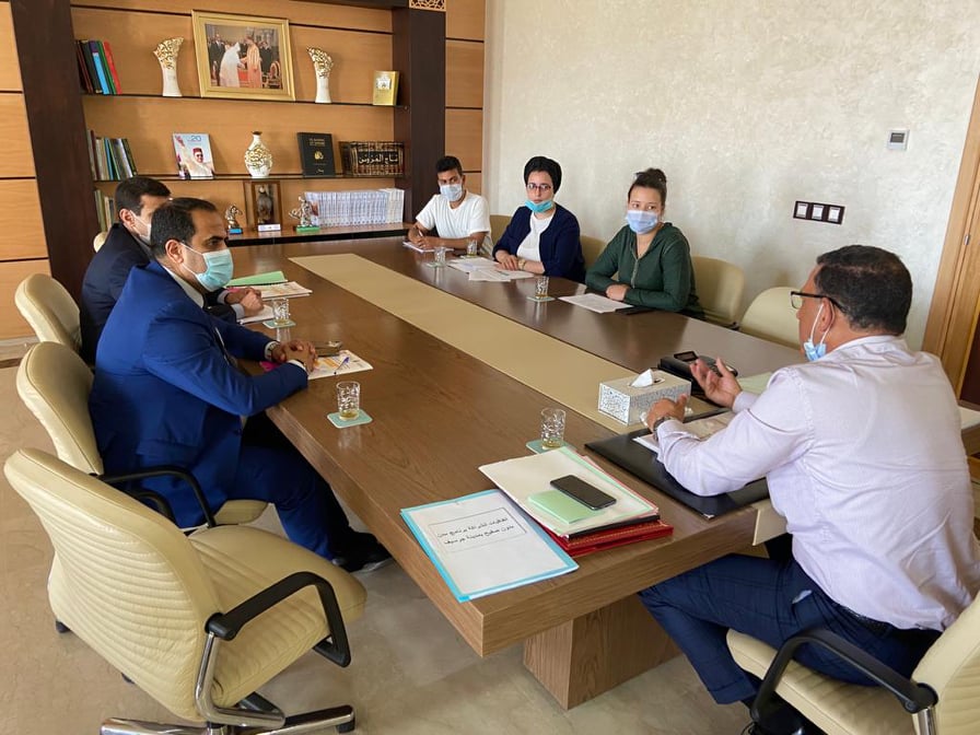 اجتماع بمقر عمالة إقليم جرسيف